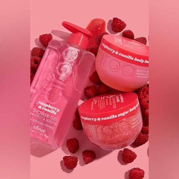 ❤️CIROA❤️Raspberry & Vanilla Sugar Body Scrub/21.1 oz/NIP - Picture 3 of 6